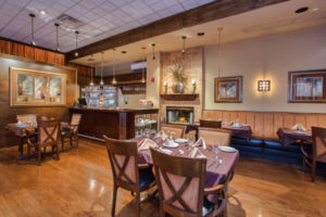 Dining hostess at Waterman Village